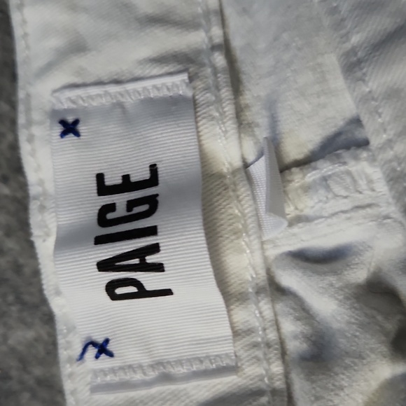 PAIGE White Kylie Cropped Jeans size 25 Inseam 27' - Picture 2 of 6